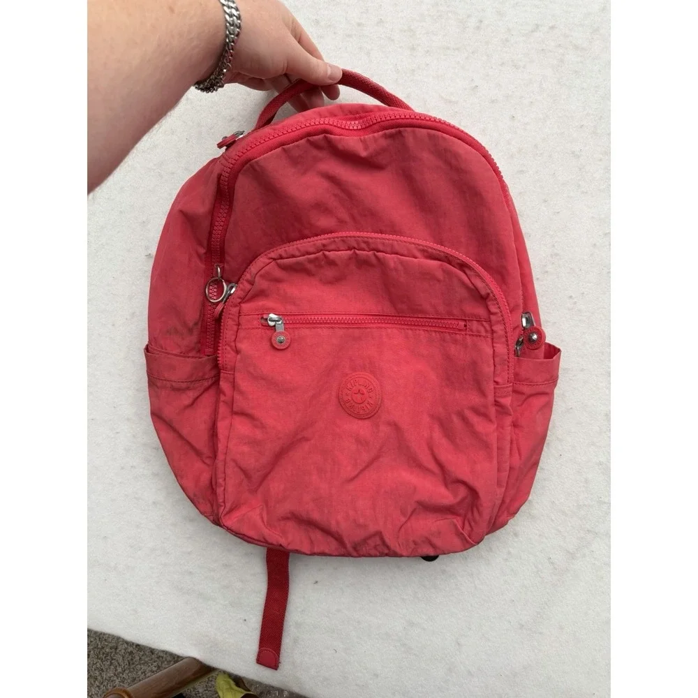 Kipling Seoul Backpack Red - 15